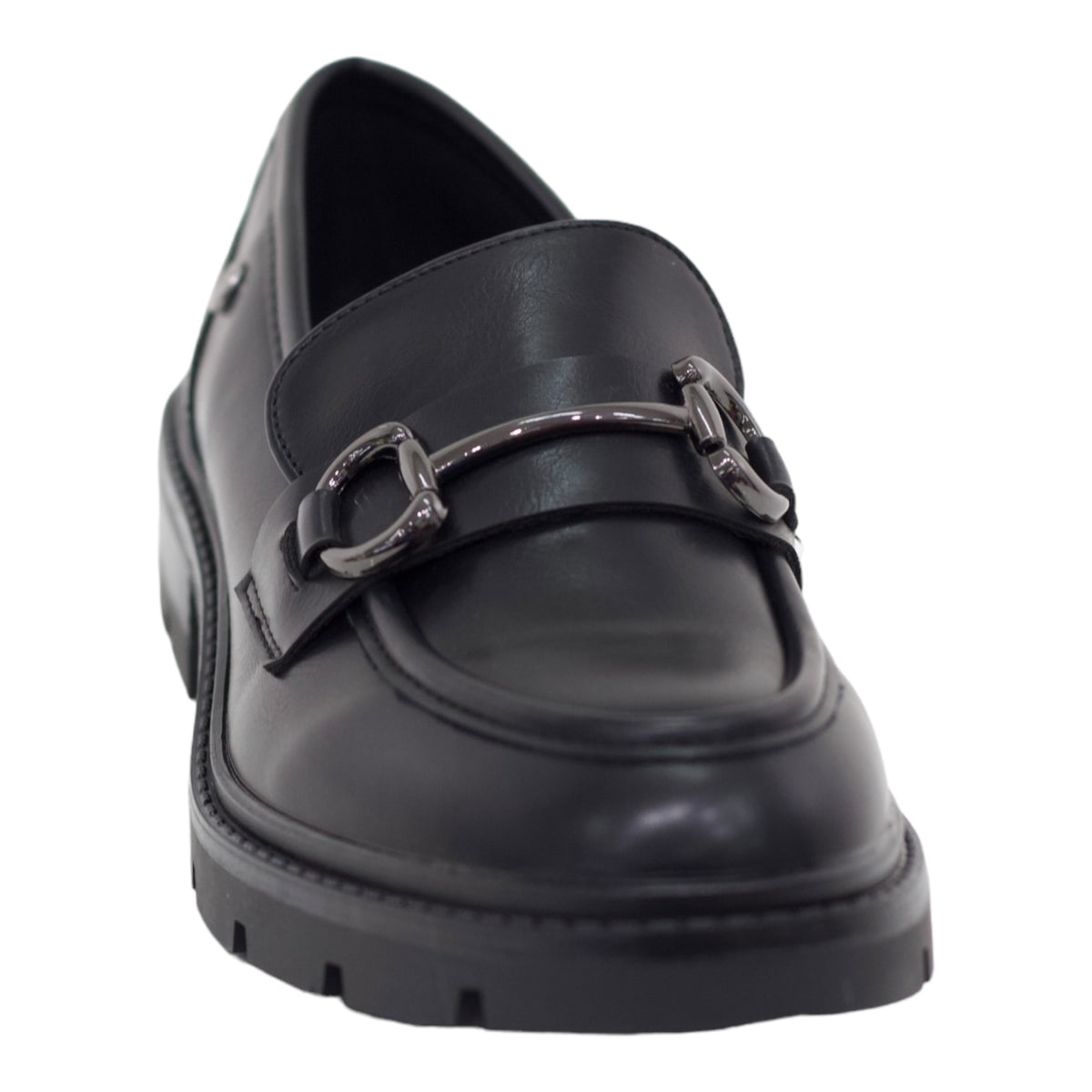 Franoli loafer chuncky with two circle black