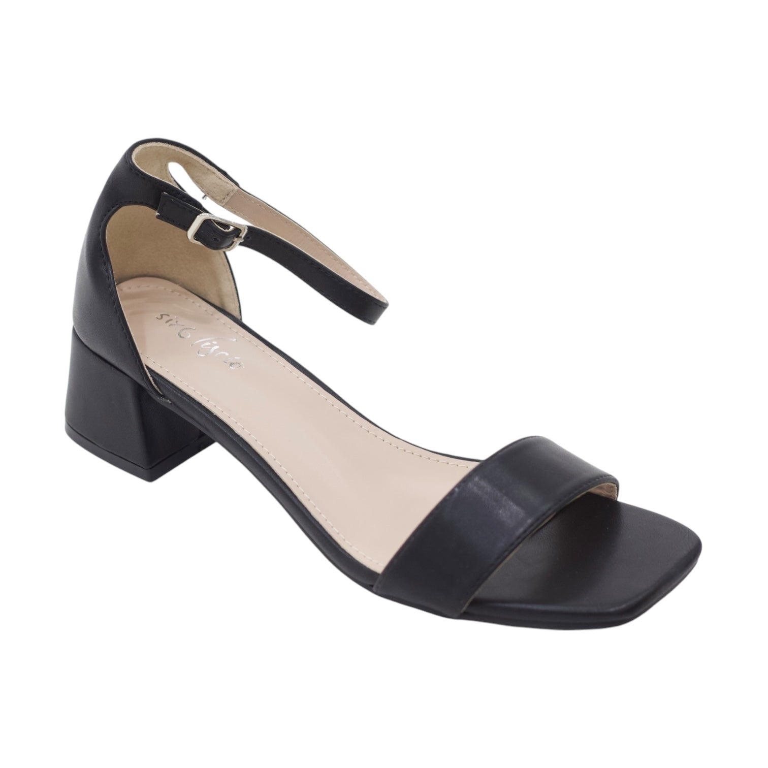 Elite 4.5cm block heel strappy sandal