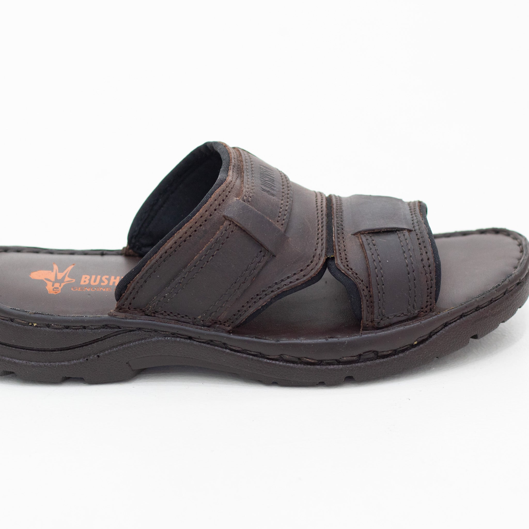 Bushveld mens genuine leather mule sandal