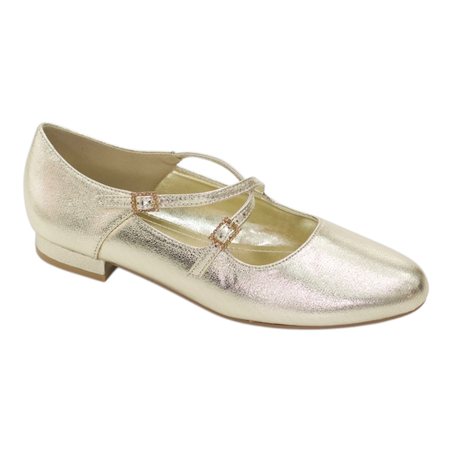 Lilja double band 1.5cm flat heel pump shoe