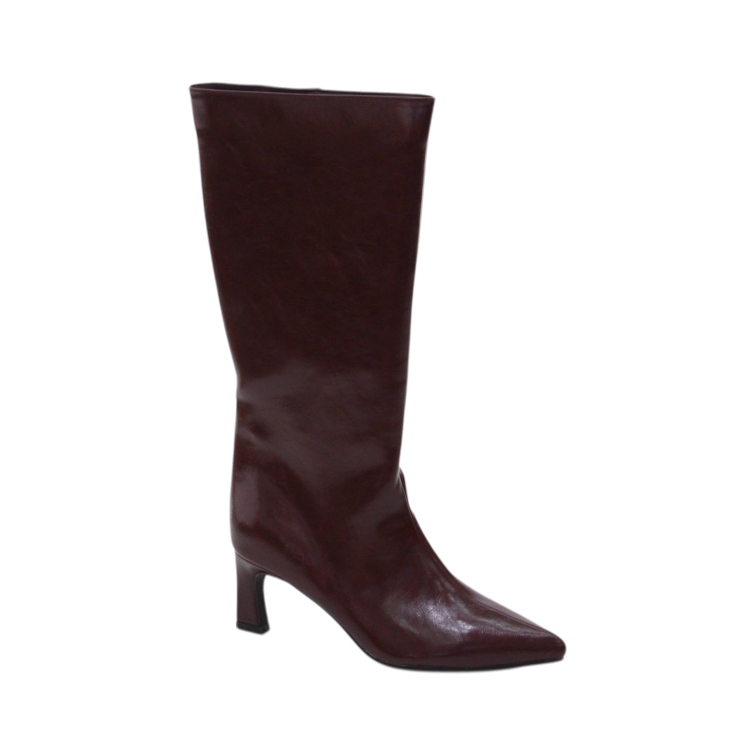 Bogna pointy toe long boot on 6cm heel