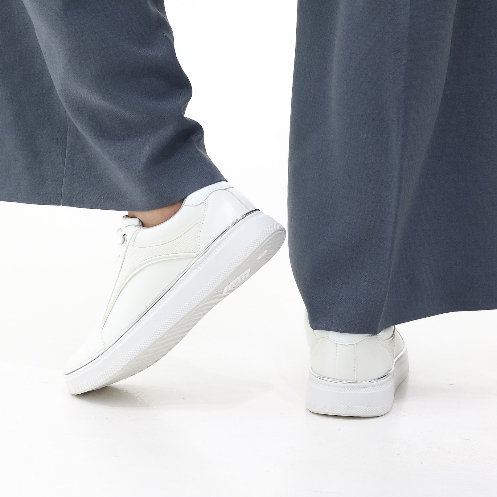 Karsyn lace-up sneakers with gold trim