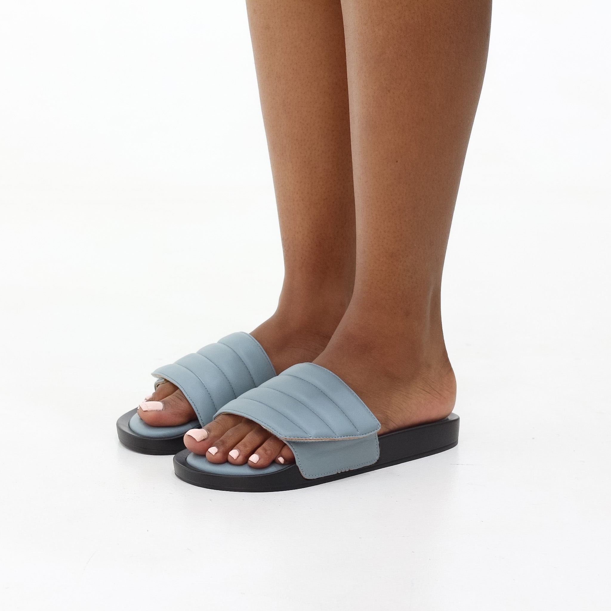 Beach one band bubble valcro slide