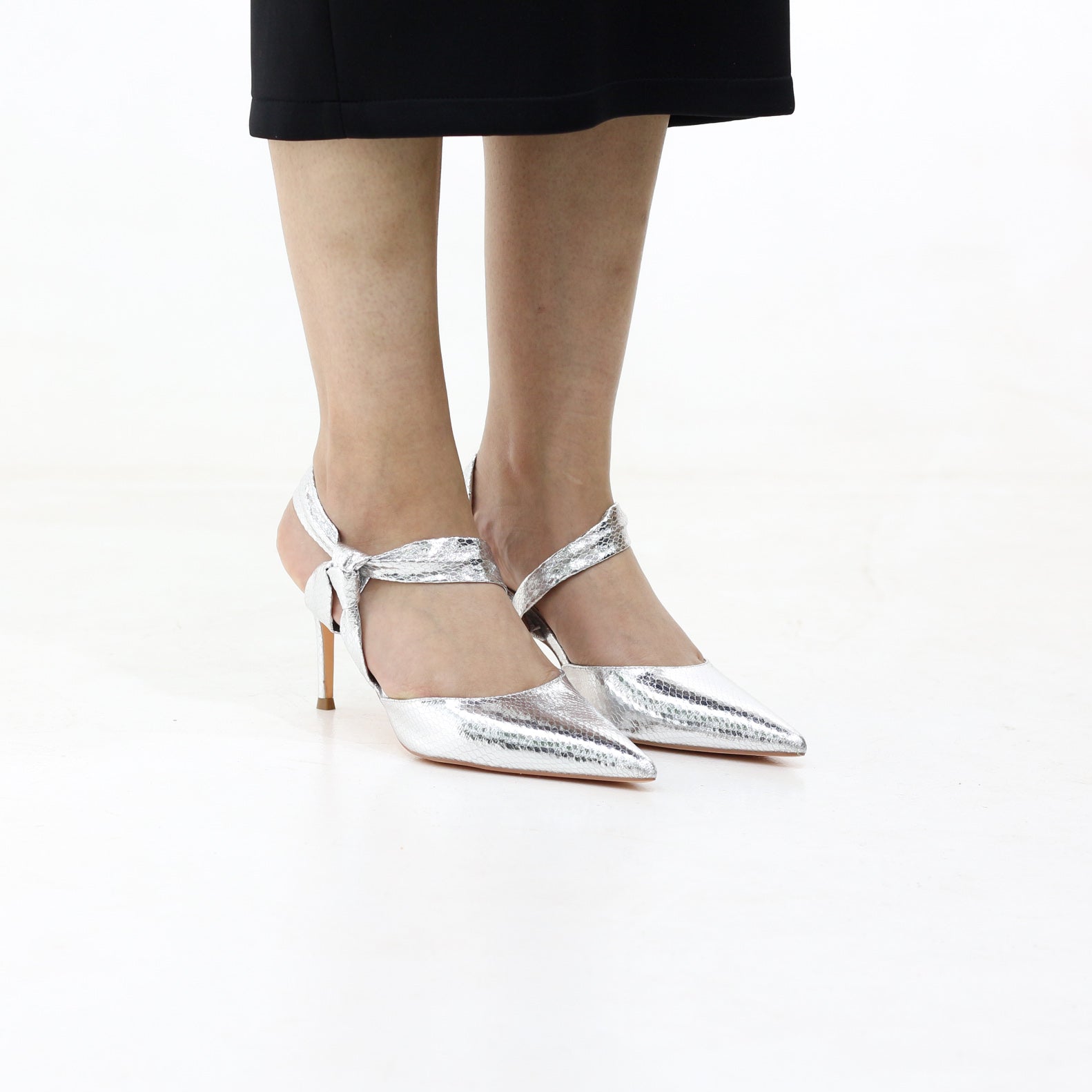 Kenna stiletto 8.2cm heel with metallic finish