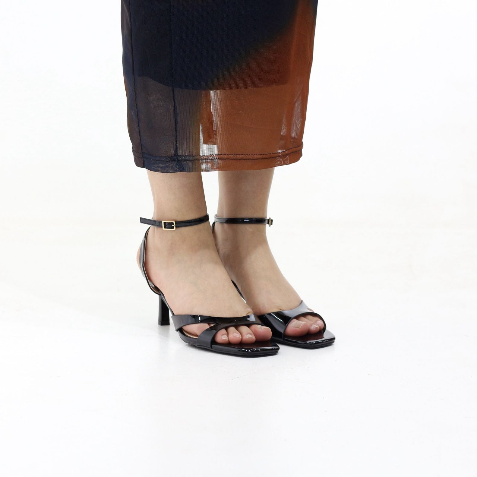 Zahara stiletto heel with patent finish