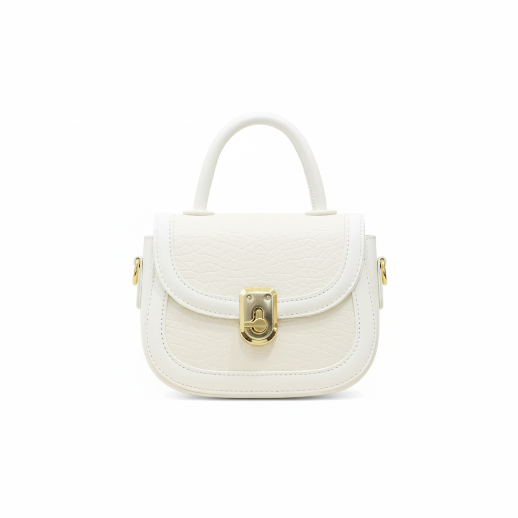 Zincite mini handbag with gold buckle