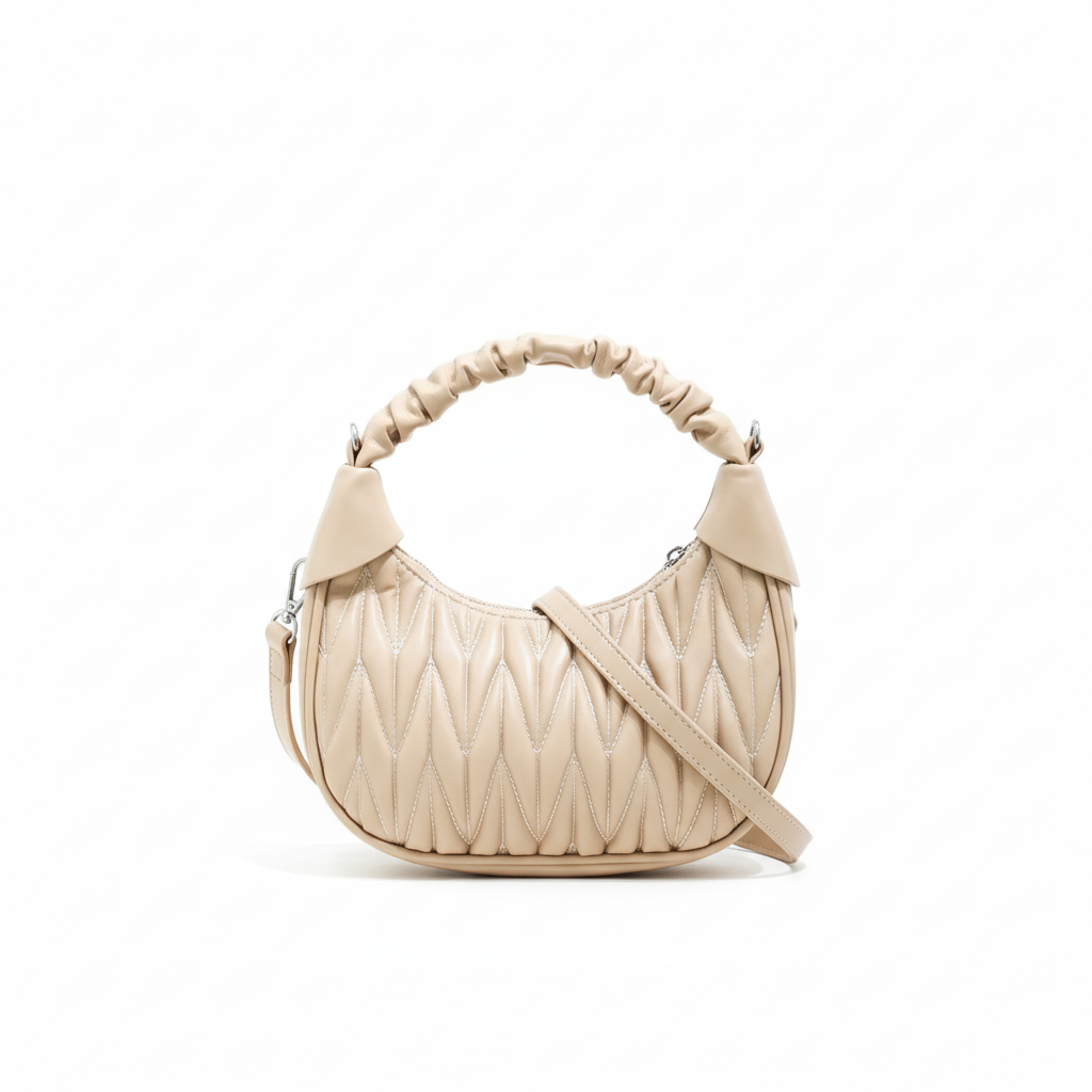 Olca quilted shoulder bag with handle