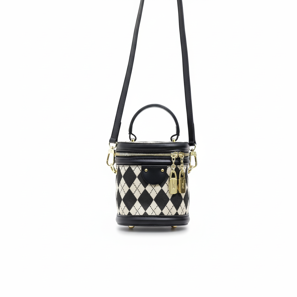 Holtite check cylinder bag with lock detail