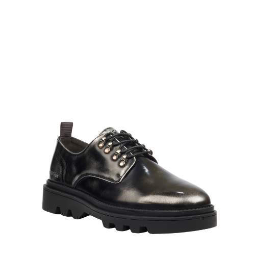 Mazerata Vinchey68 faux wax grey men’s shoes
