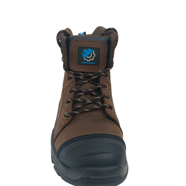Grittwear Flint S3 crazy horse leather boots with protective toe
