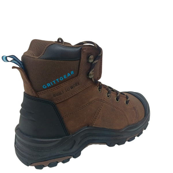 Grittwear Flint S3 crazy horse leather boots with protective toe