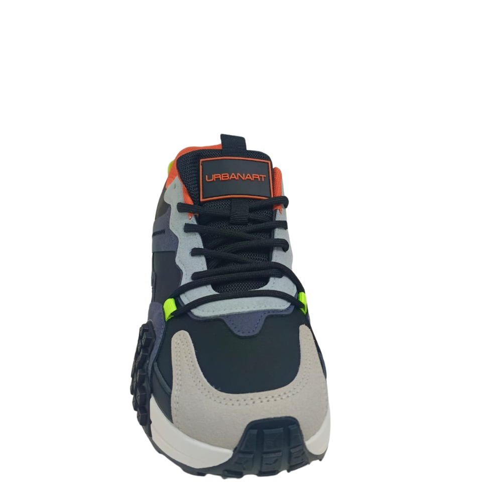 Urbanart Redo 4 faux nubuck / faux wax navy men’s sneakers