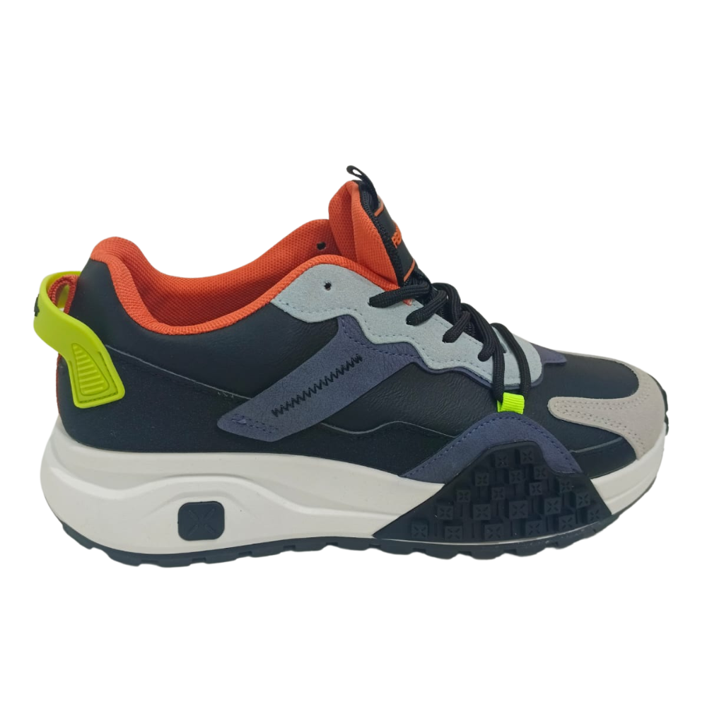 Urbanart Redo 4 faux nubuck / faux wax navy men’s sneakers