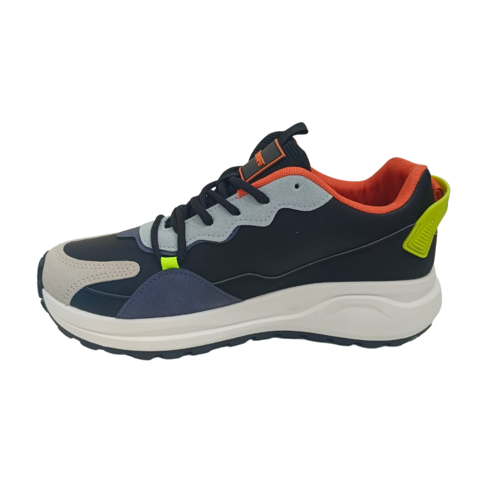 Urbanart Redo 4 faux nubuck / faux wax navy men’s sneakers