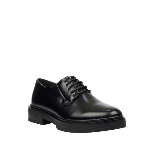 Mazerata Elia1 faux Wax black men's shoes
