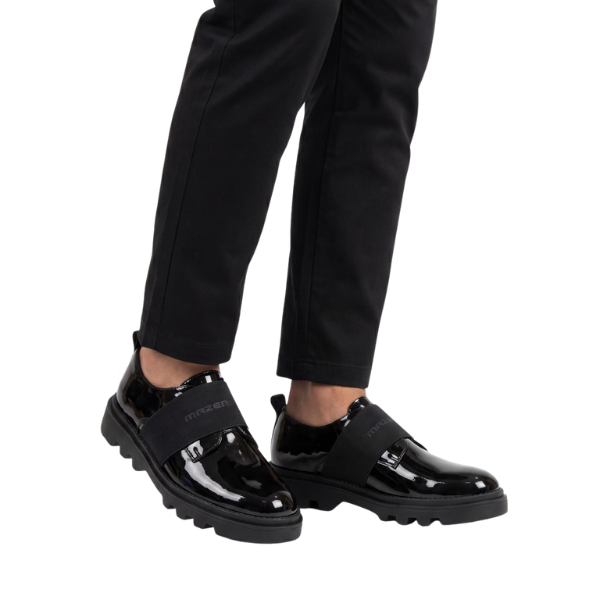 Mazerata Vinchey 55 faux patent men’s shoes