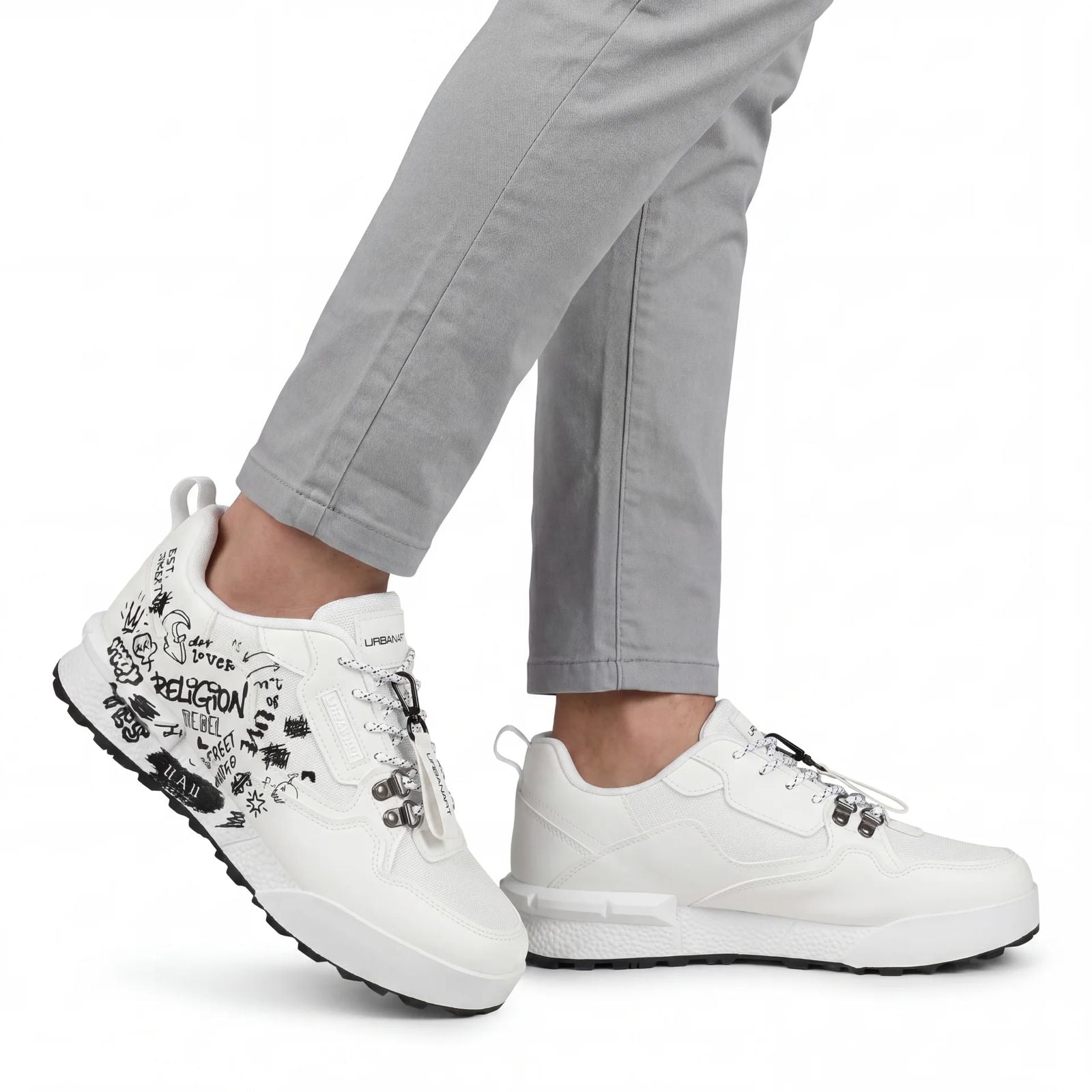 Urbanart Play1 print black  men’s sneakers