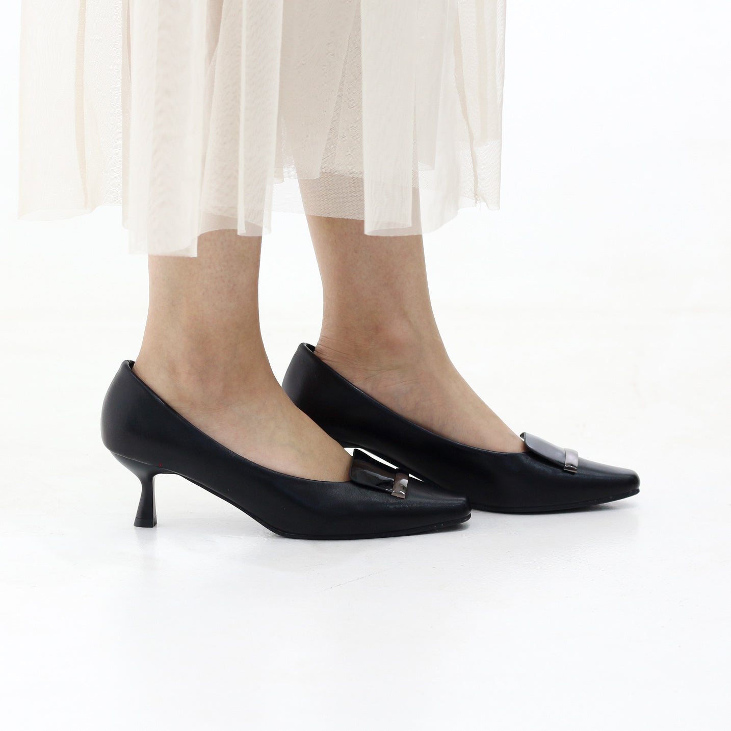 Cadenza women's 6cm heel with metallic trim