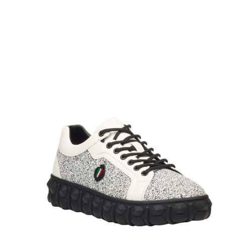 Mazerata Pigale10 rhinestone men’s sneakers