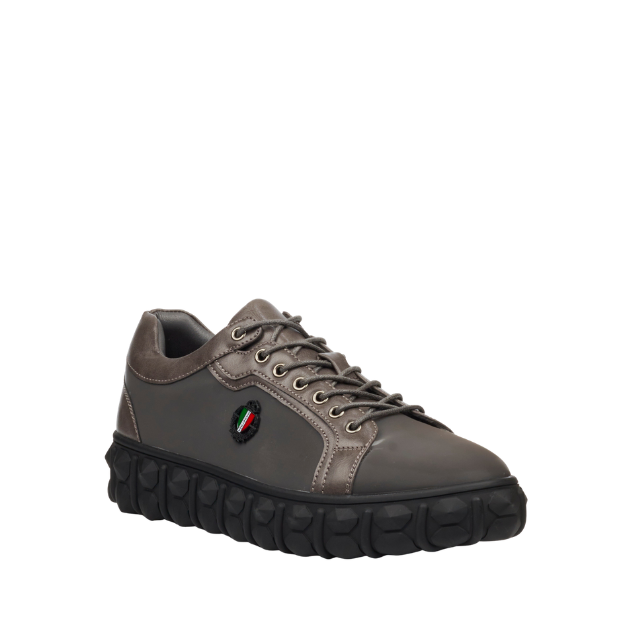Mazerata Pigale33 faux nubuck/ canvas men's sneakers