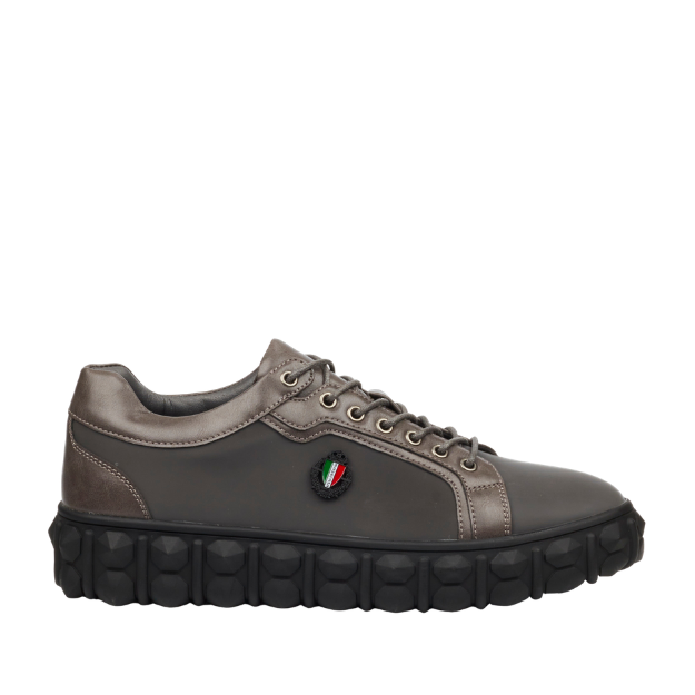 Mazerata Pigale33 faux nubuck/ canvas men's sneakers