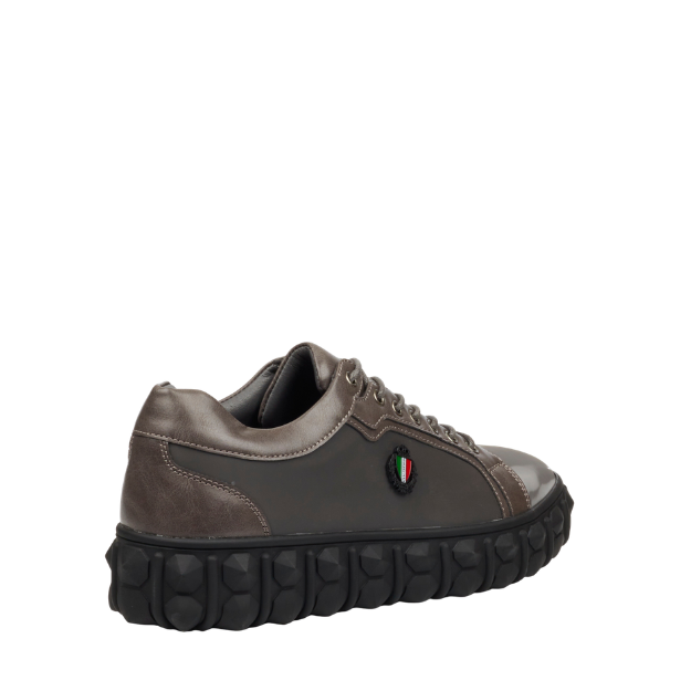 Mazerata Pigale33 faux nubuck/ canvas men's sneakers