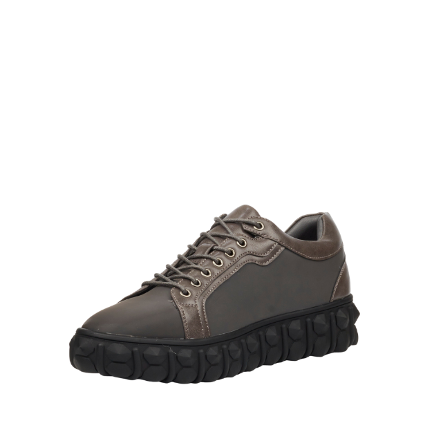 Mazerata Pigale33 faux nubuck/ canvas men's sneakers