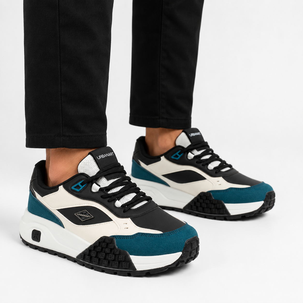 Urbanart Redo9 faux wax/ faux suede men's shoe