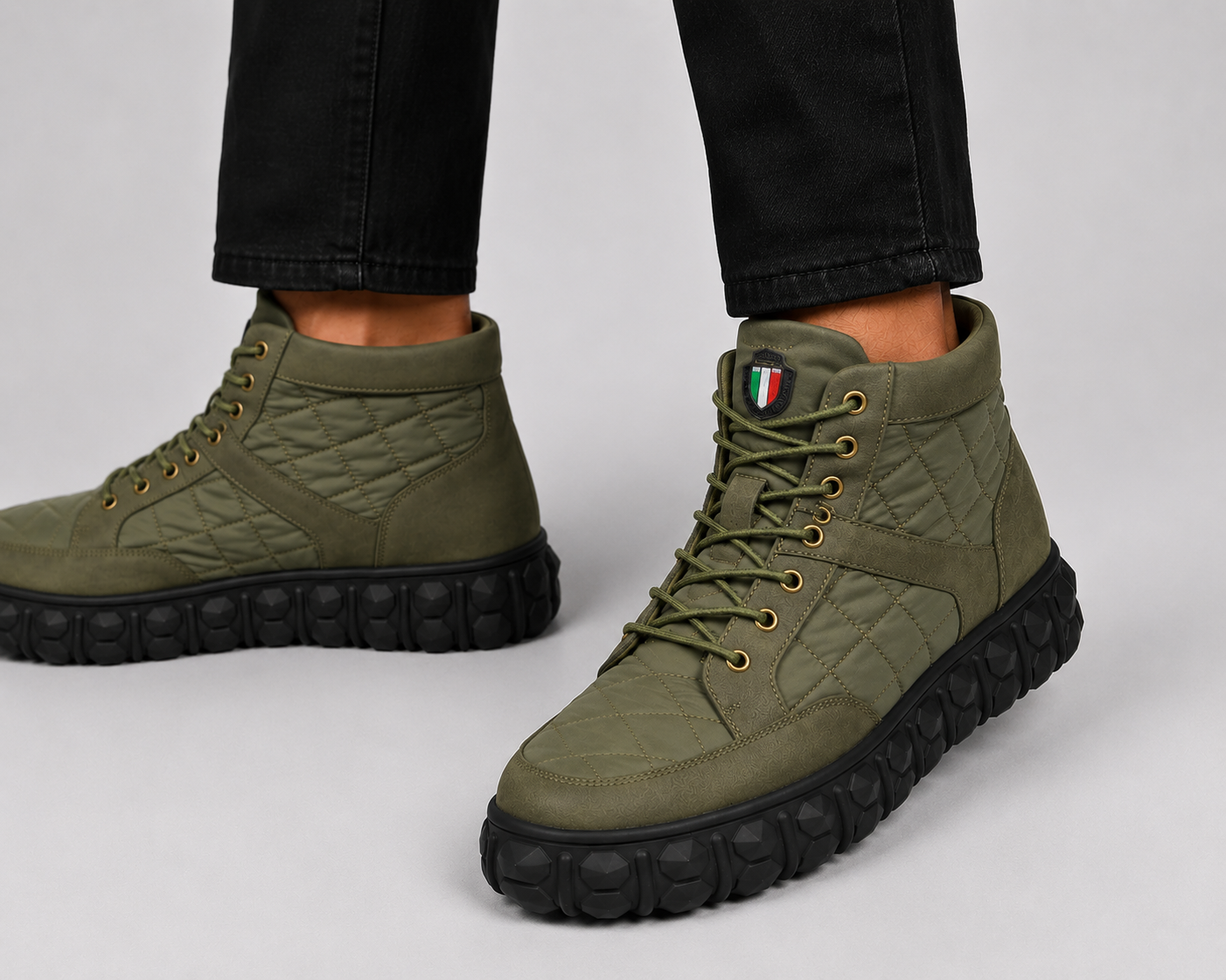 Mazerata Pigale9 faux nubuck men's sneakers