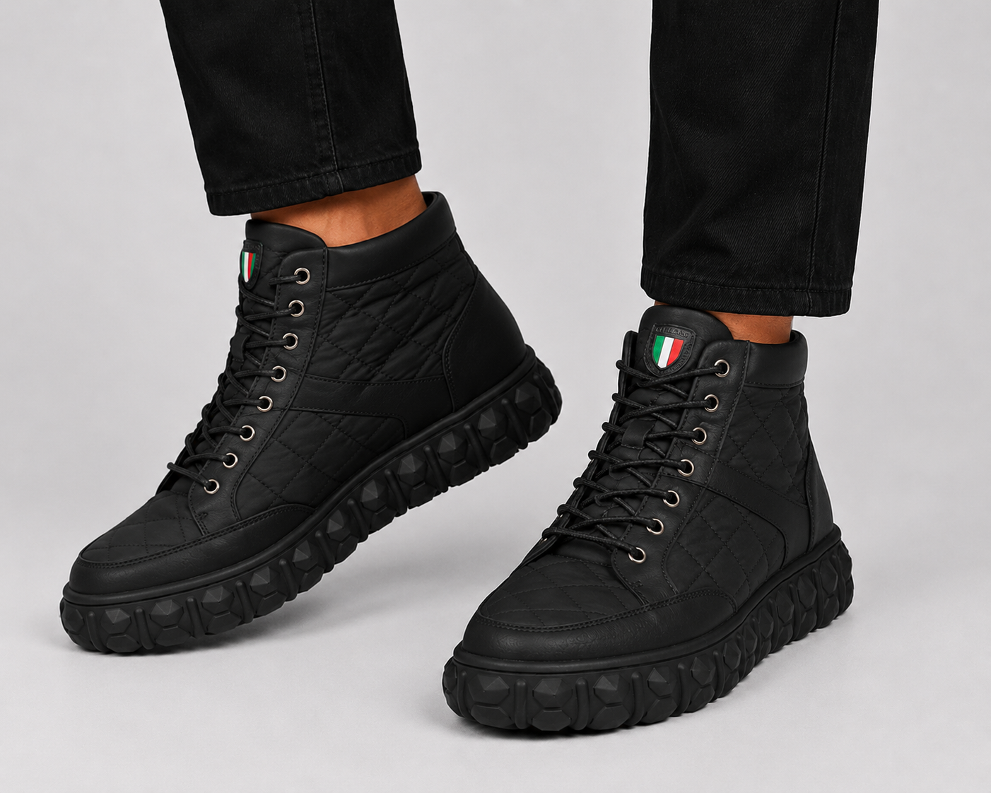 Mazerata Pigale9 faux nubuck men's sneakers