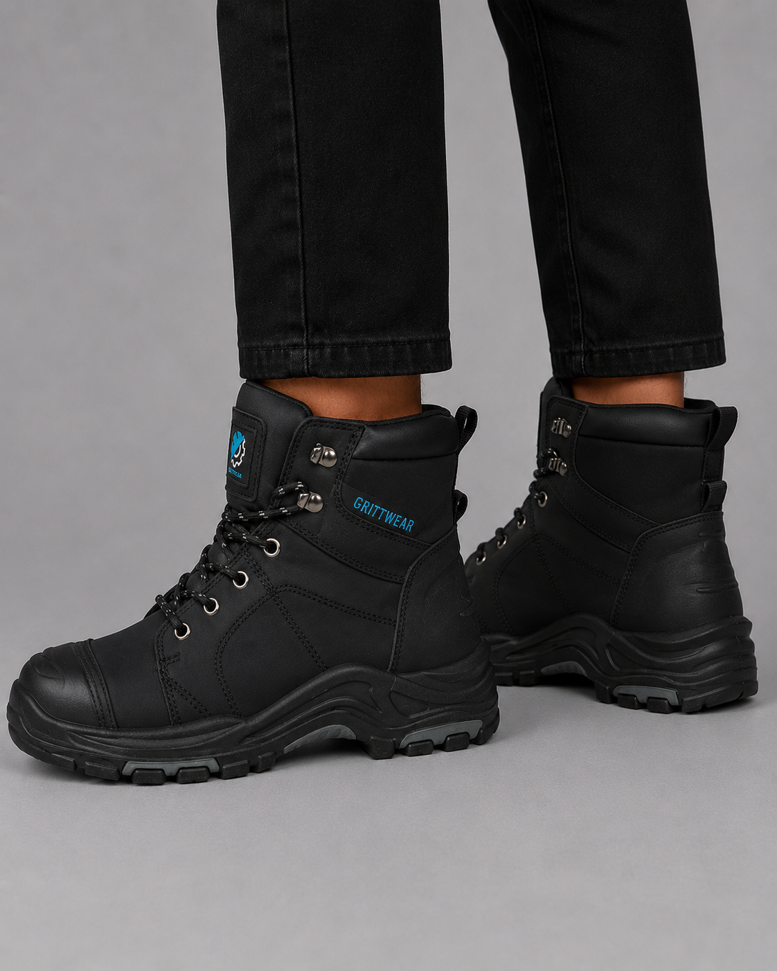 Grittwear Flint S3 crazy horse leather boots with protective toe