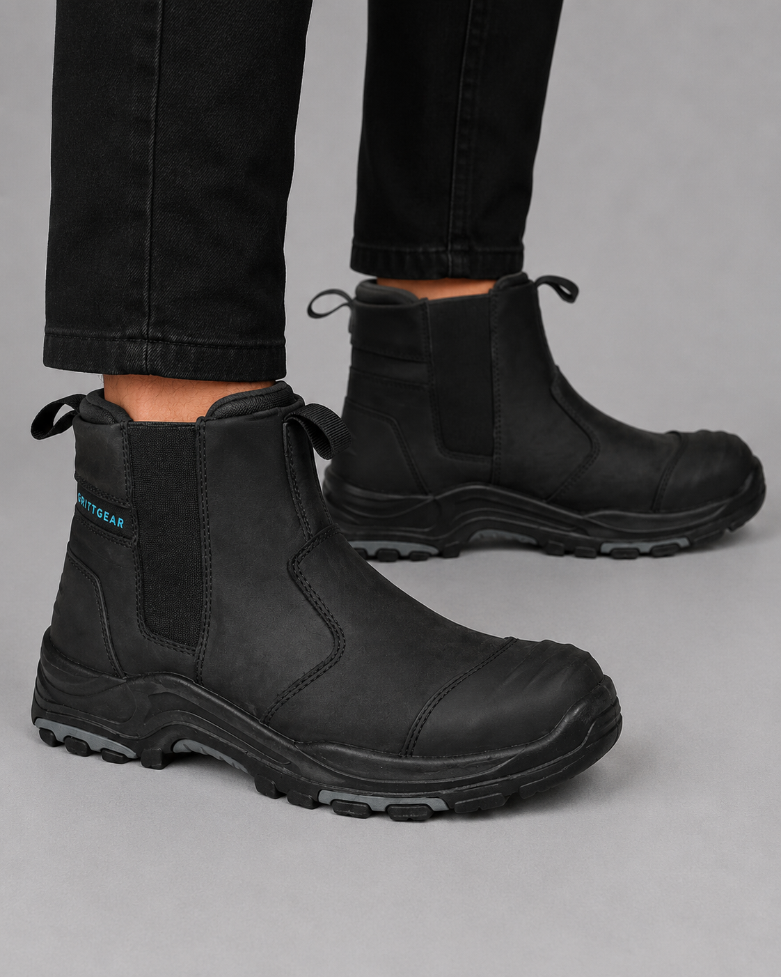 Grittgear Slate S3 crazy horse leather boots with protective toe