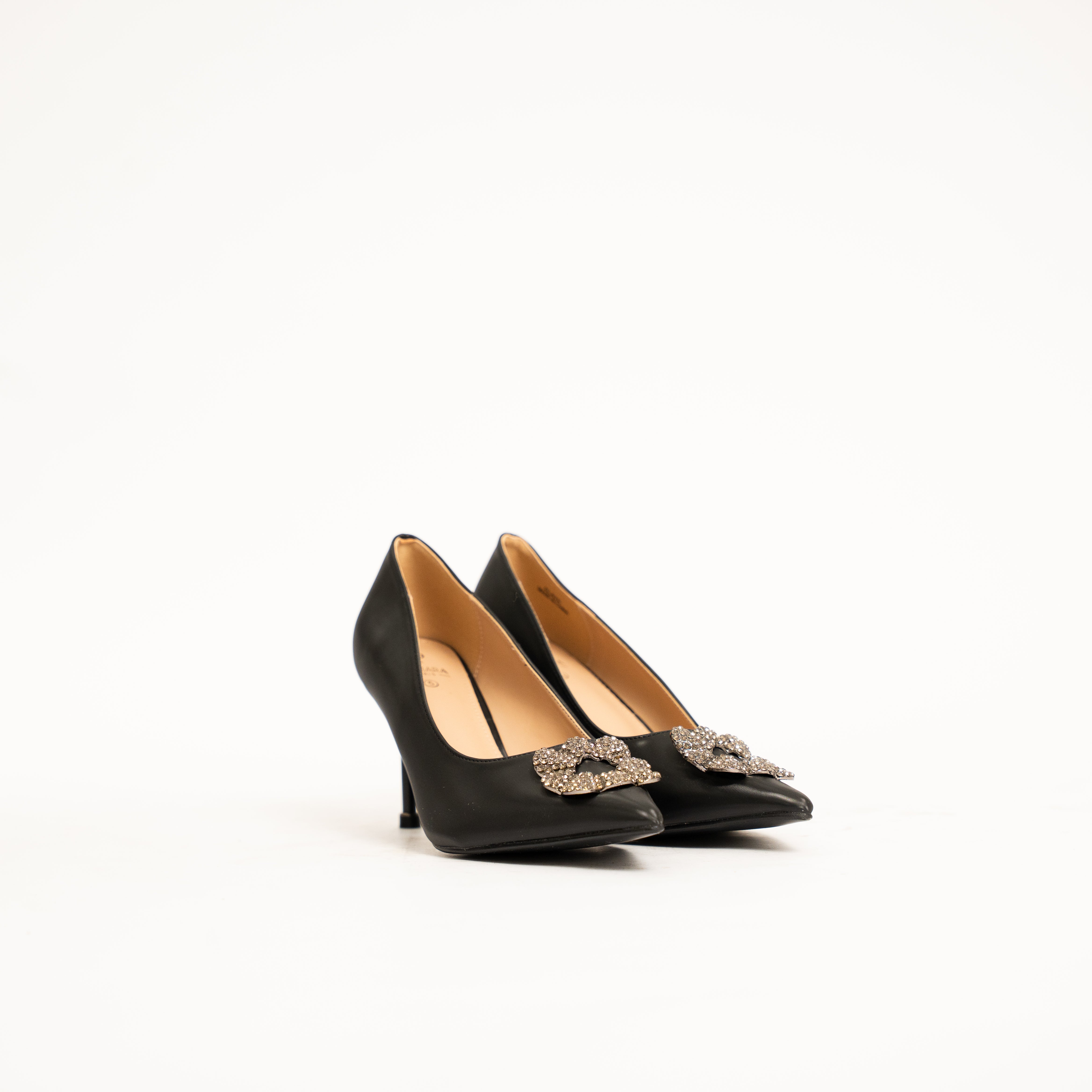 Alaya elegance embellished pointed-toe stiletto court heel