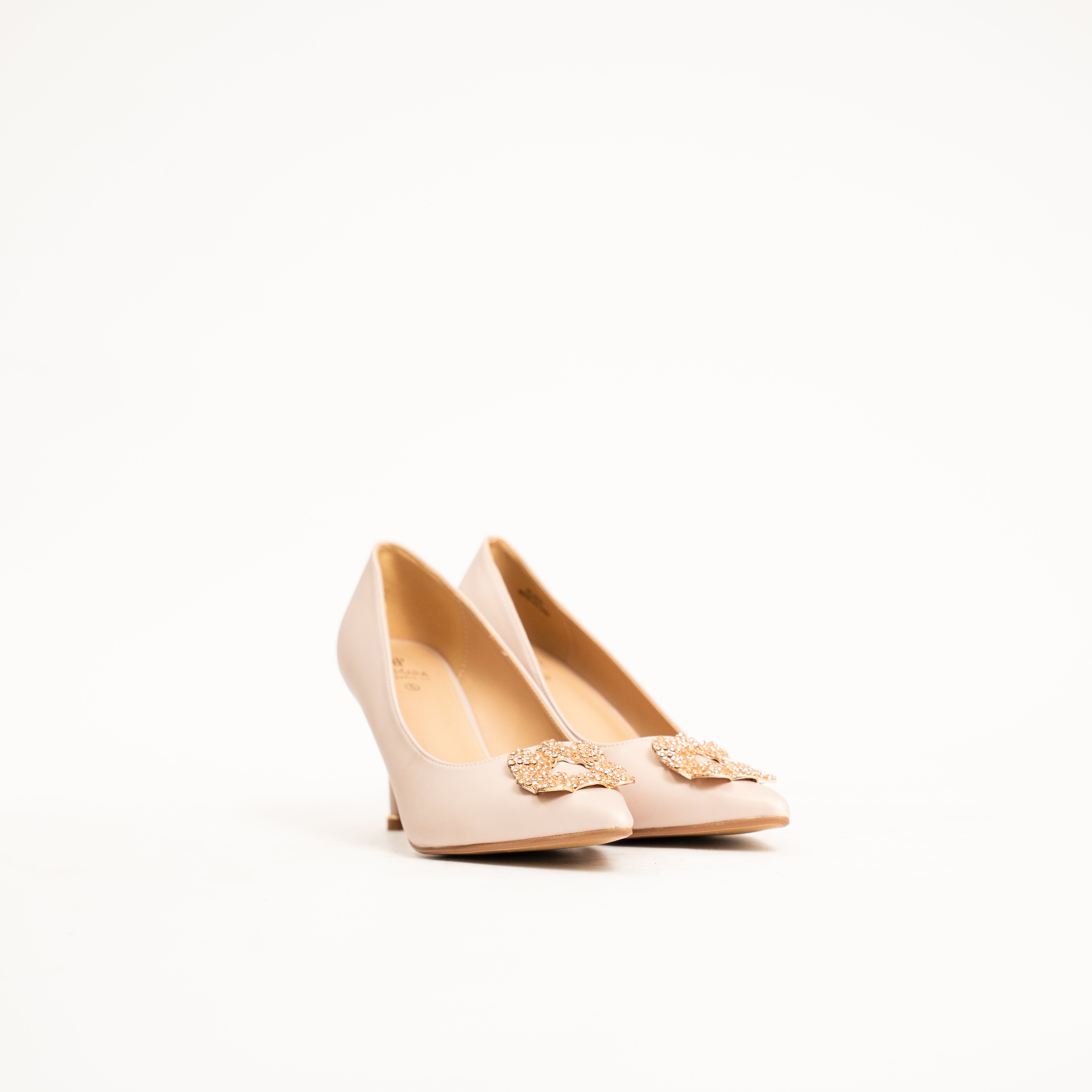 Alaya elegance embellished pointed-toe stiletto court heel