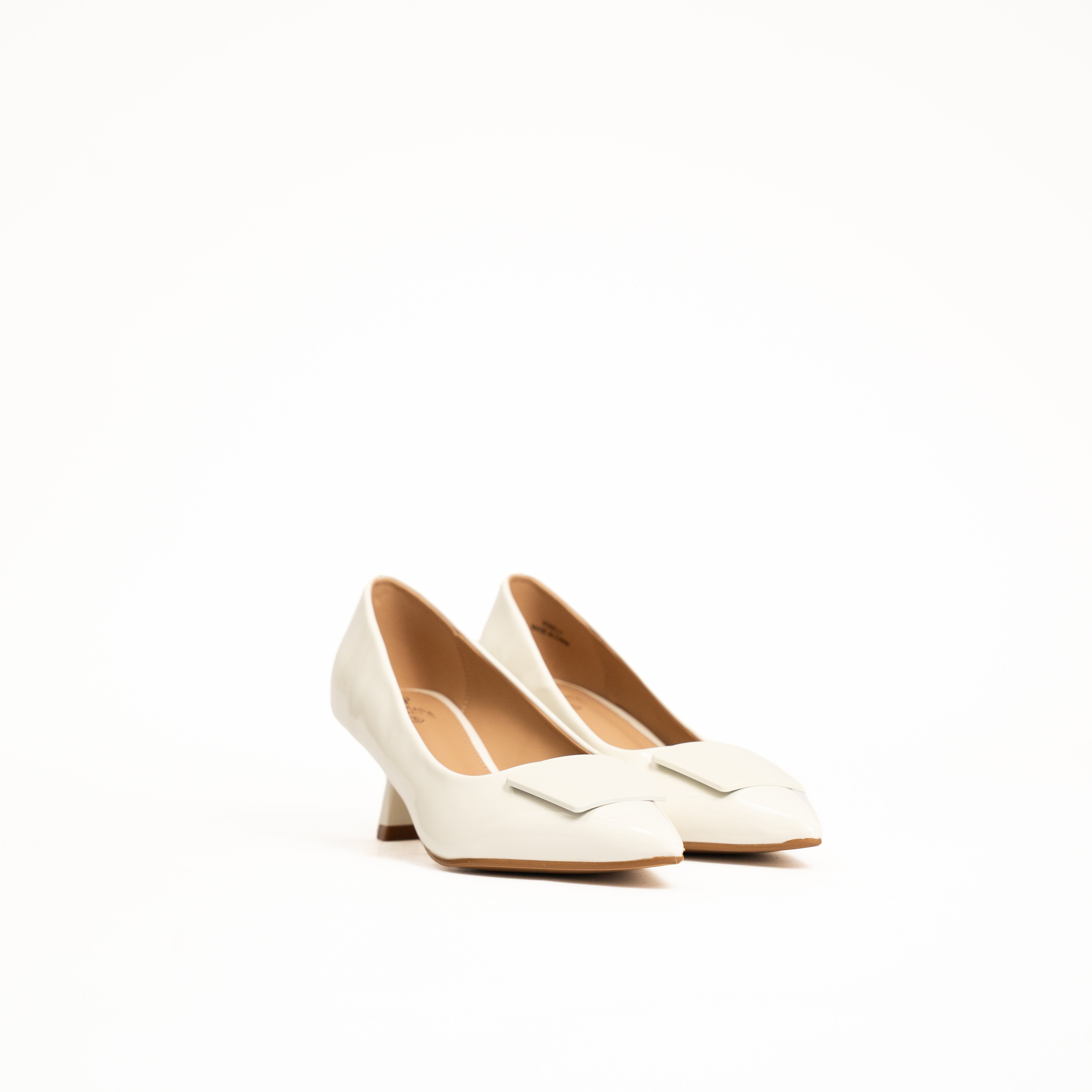 Kinely women elegant slender flared mid-height heel