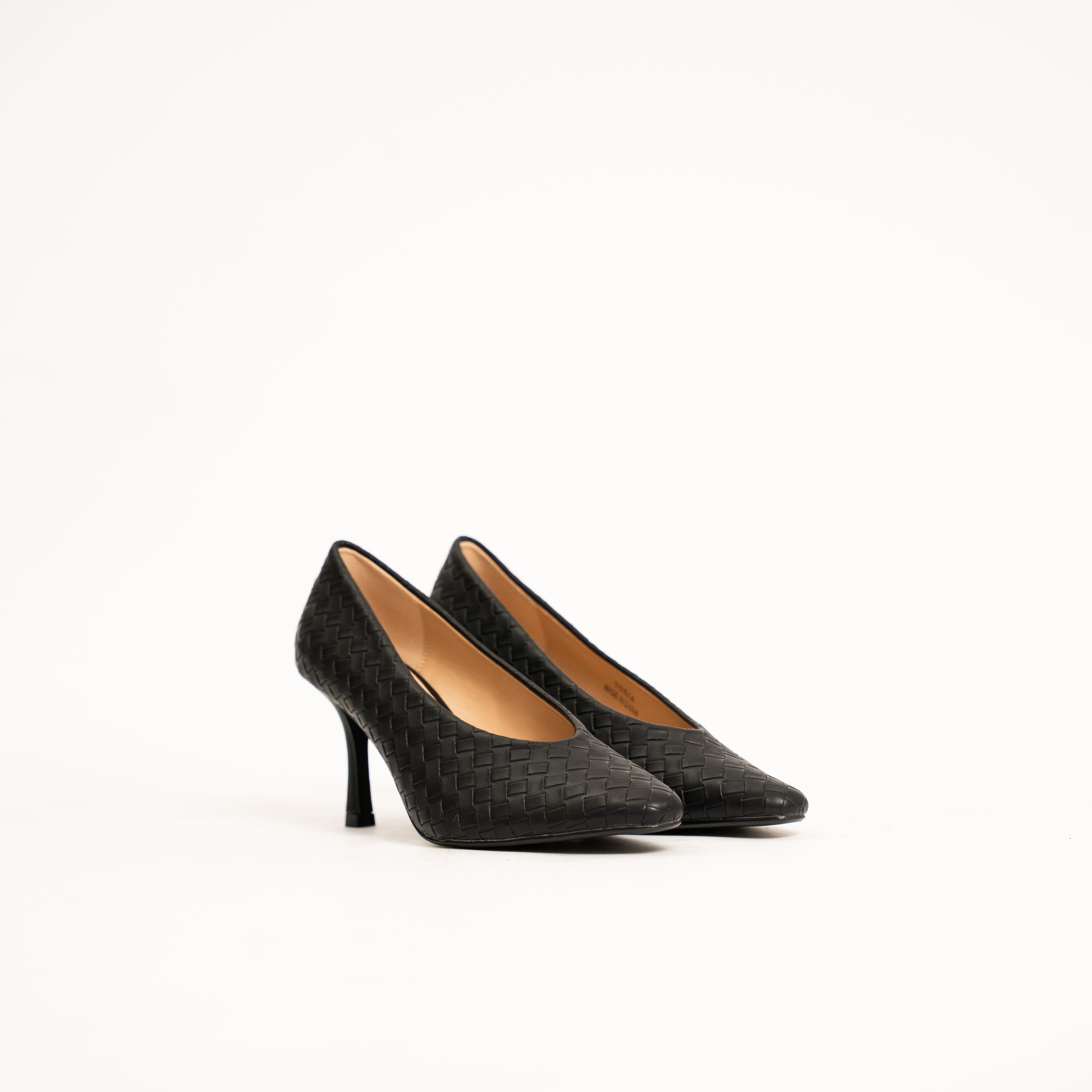 Tosia women woven pointed toe stiletto court heel