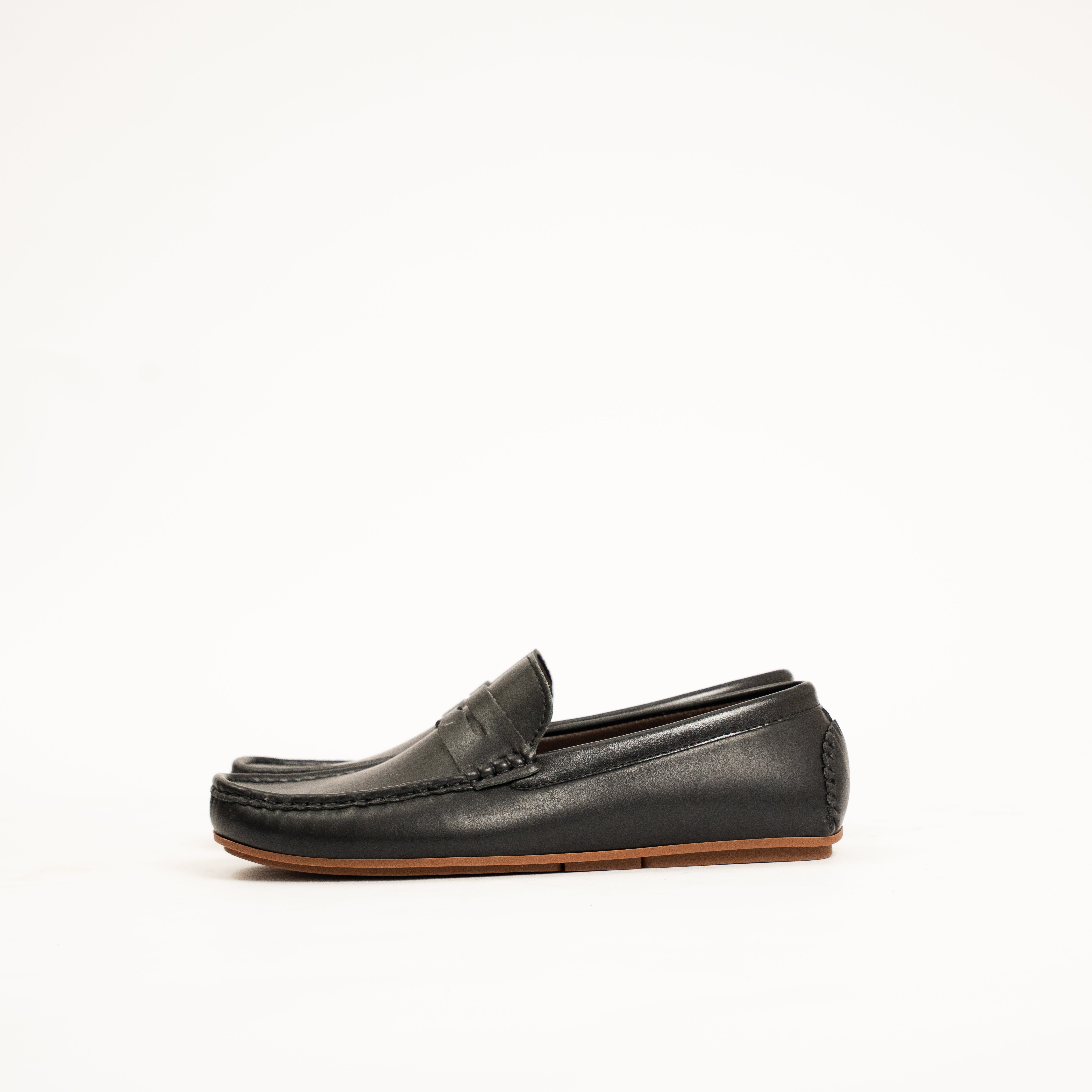 Clark men comfortable leather loafers