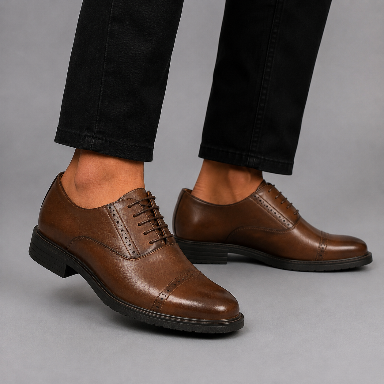 Jack elegant lace-up derby men's shoe