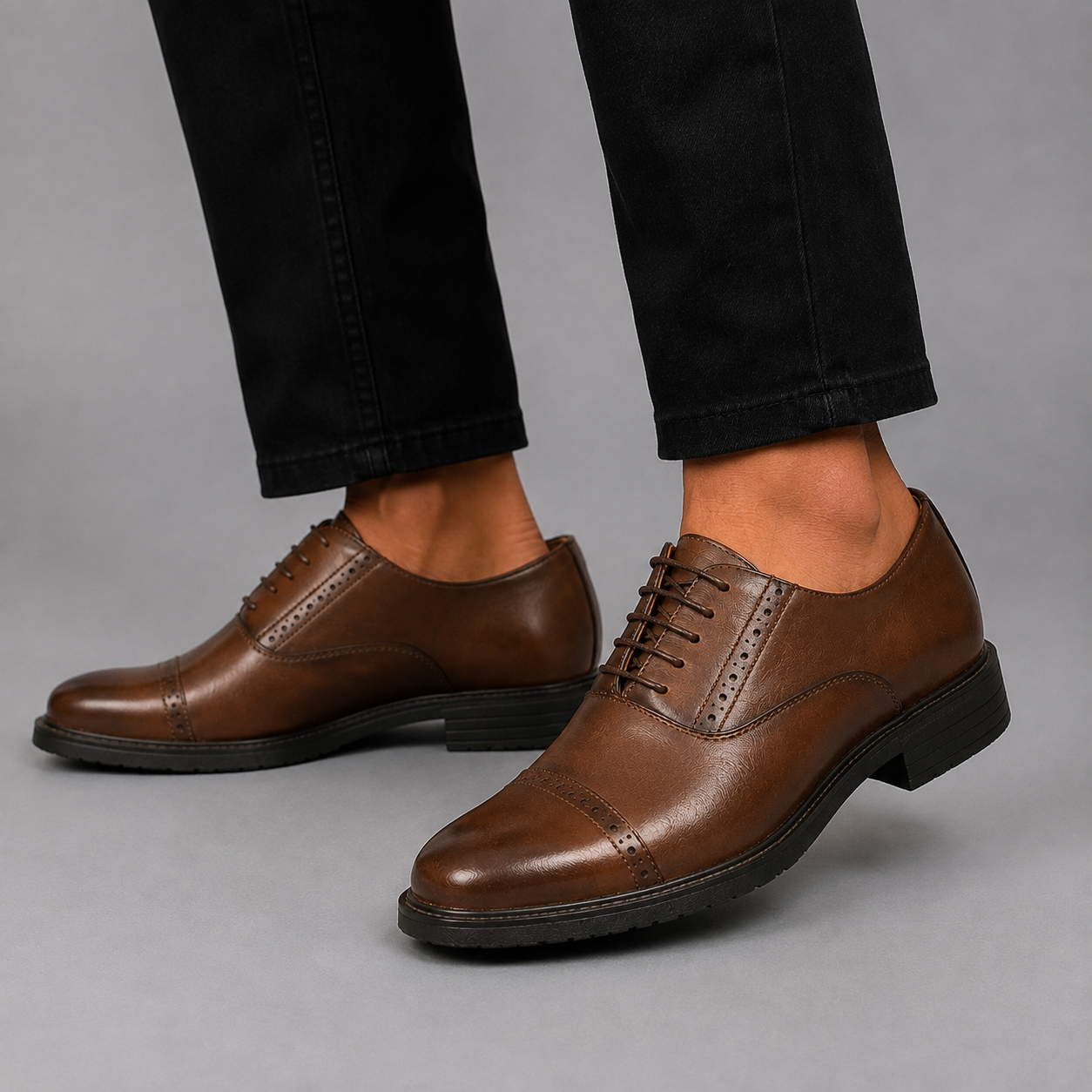 Jack elegant lace-up derby men's shoe