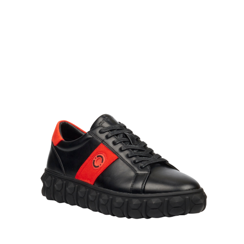 Mazerata Pigale29 faux wax/faux suede men's sneaker