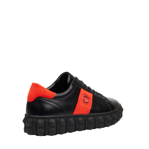 Mazerata Pigale29 faux wax/faux suede men's sneaker