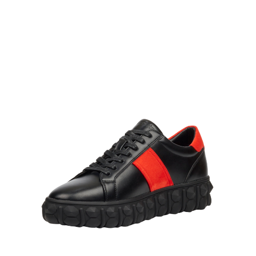 Mazerata Pigale29 faux wax/faux suede men's sneaker