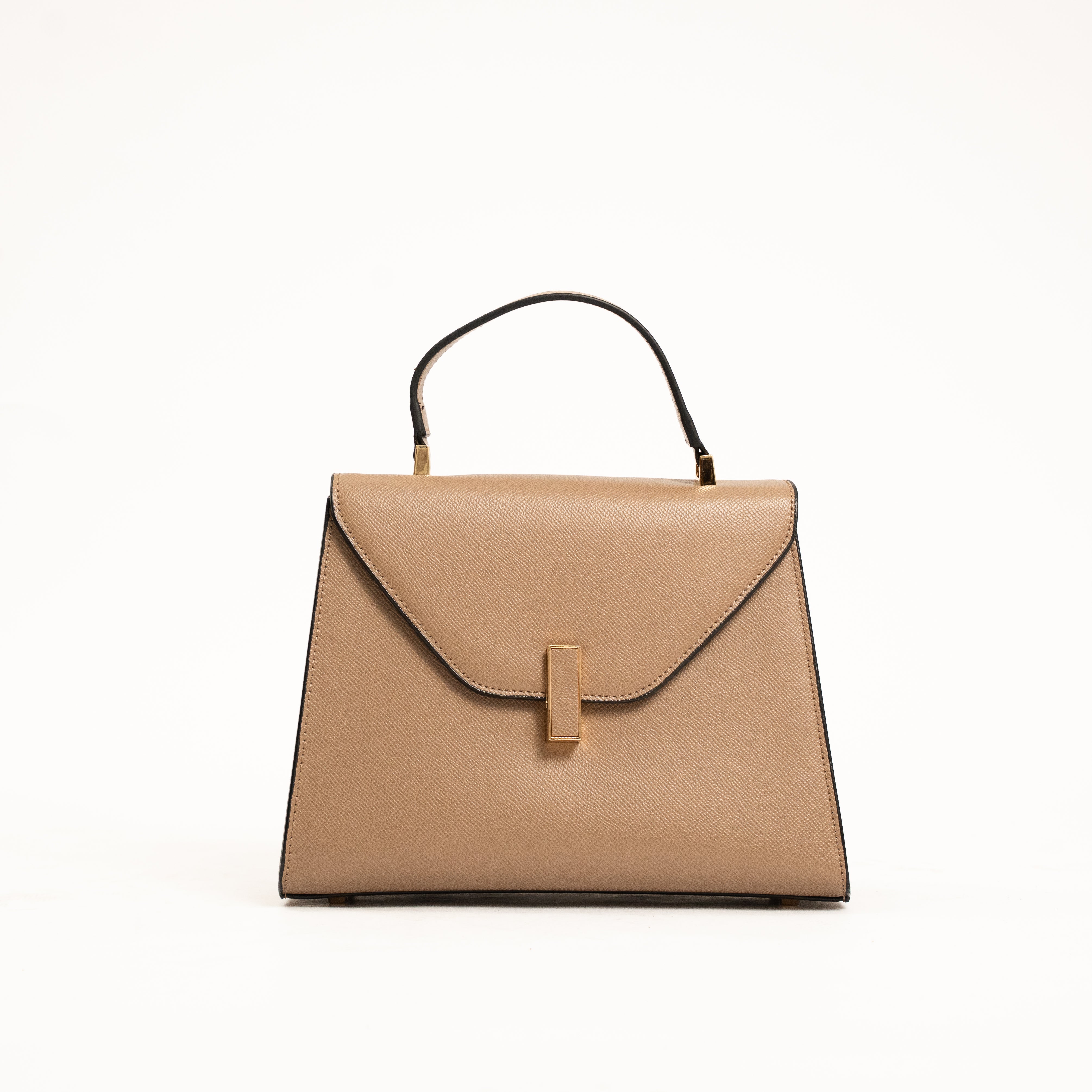 Celine elegant structured top handle crossbody satchel handbag