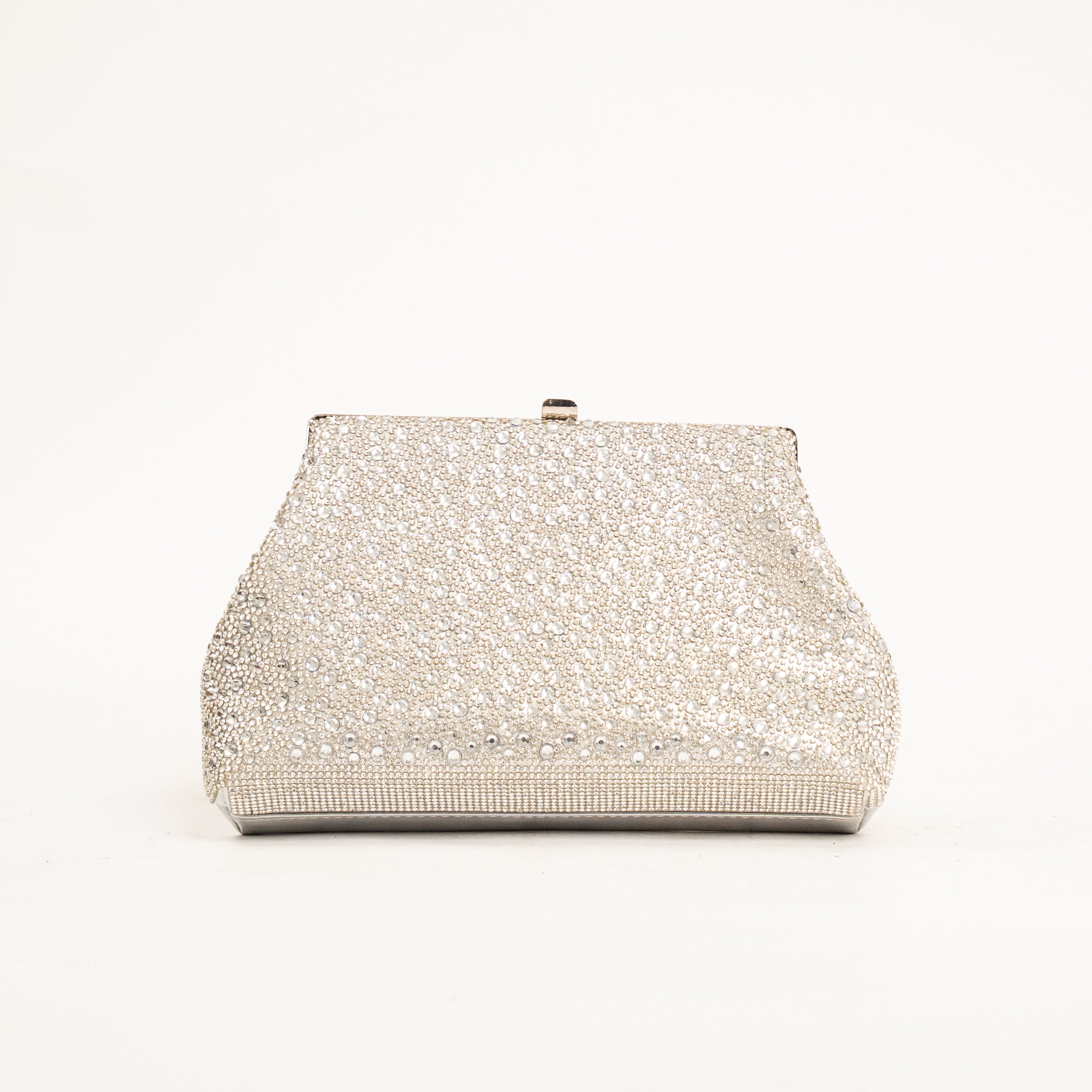 Coco glitter evening clutch with elegant detachable chain strap