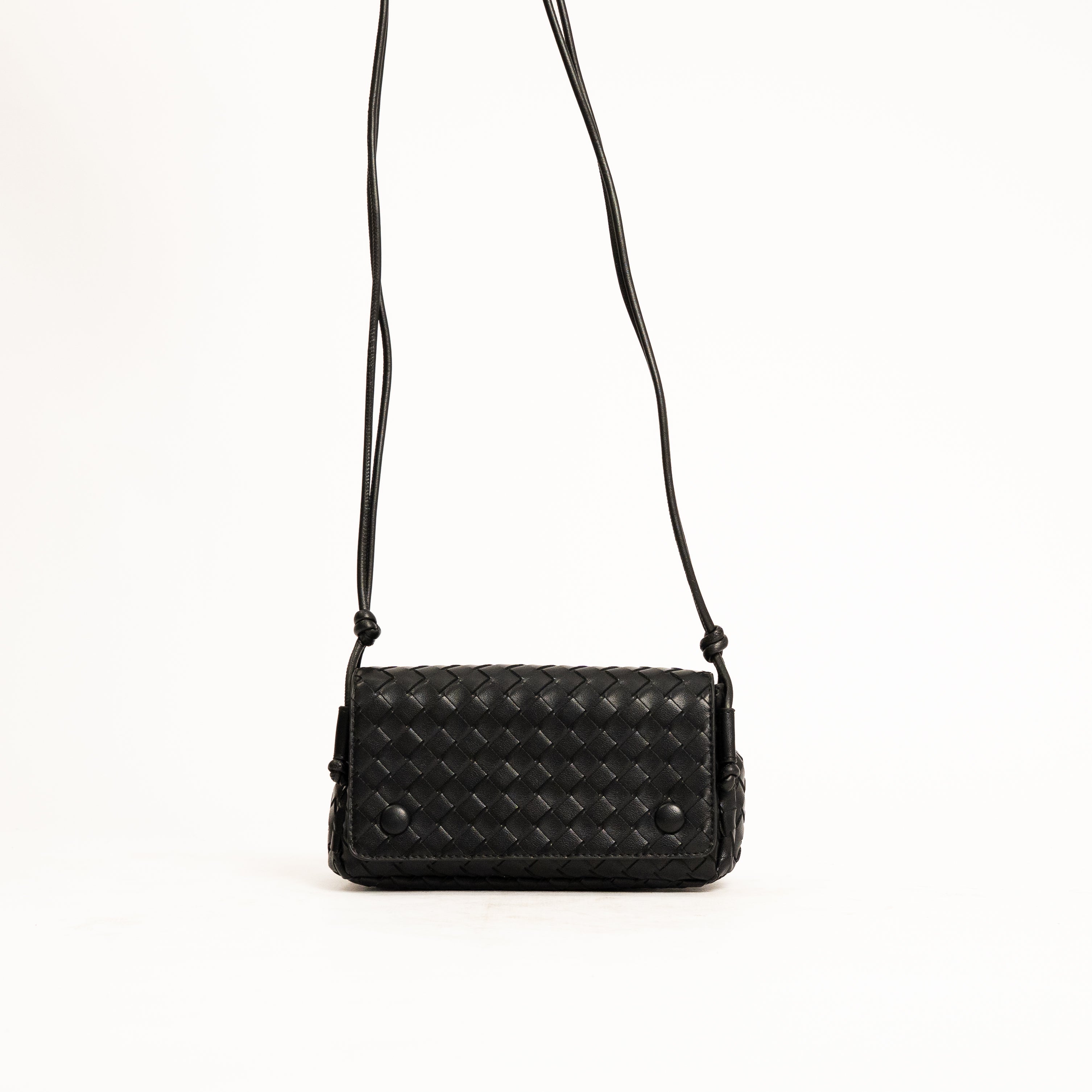 Kiton elegant woven crossbody bag