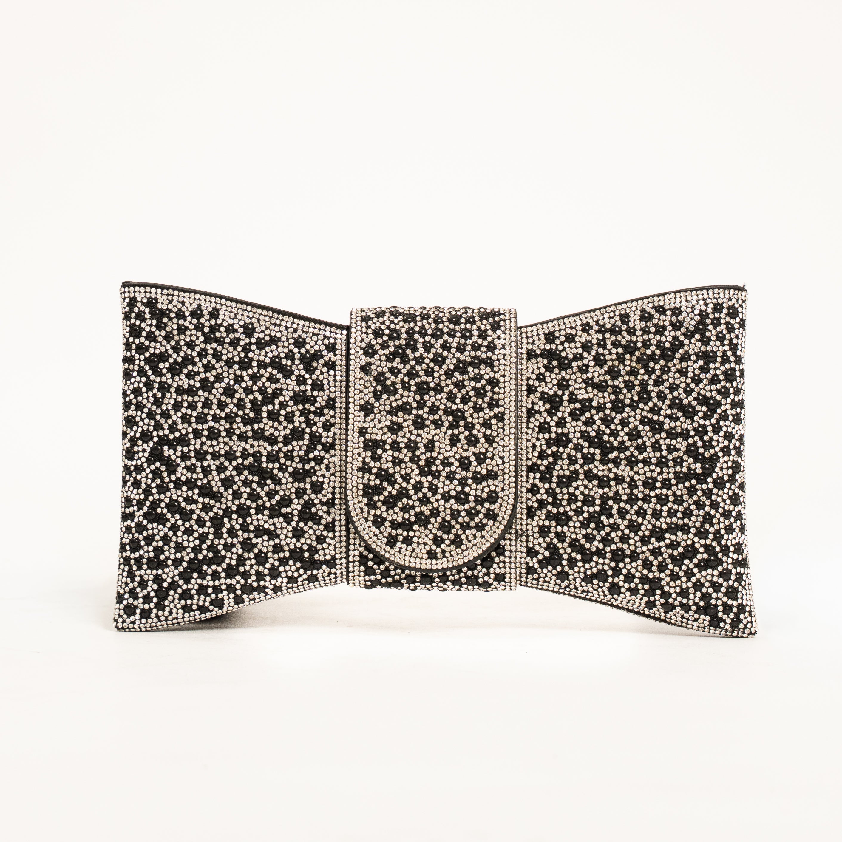 Muse Pearl embellished evening clutch with elegant chain shoulder strap