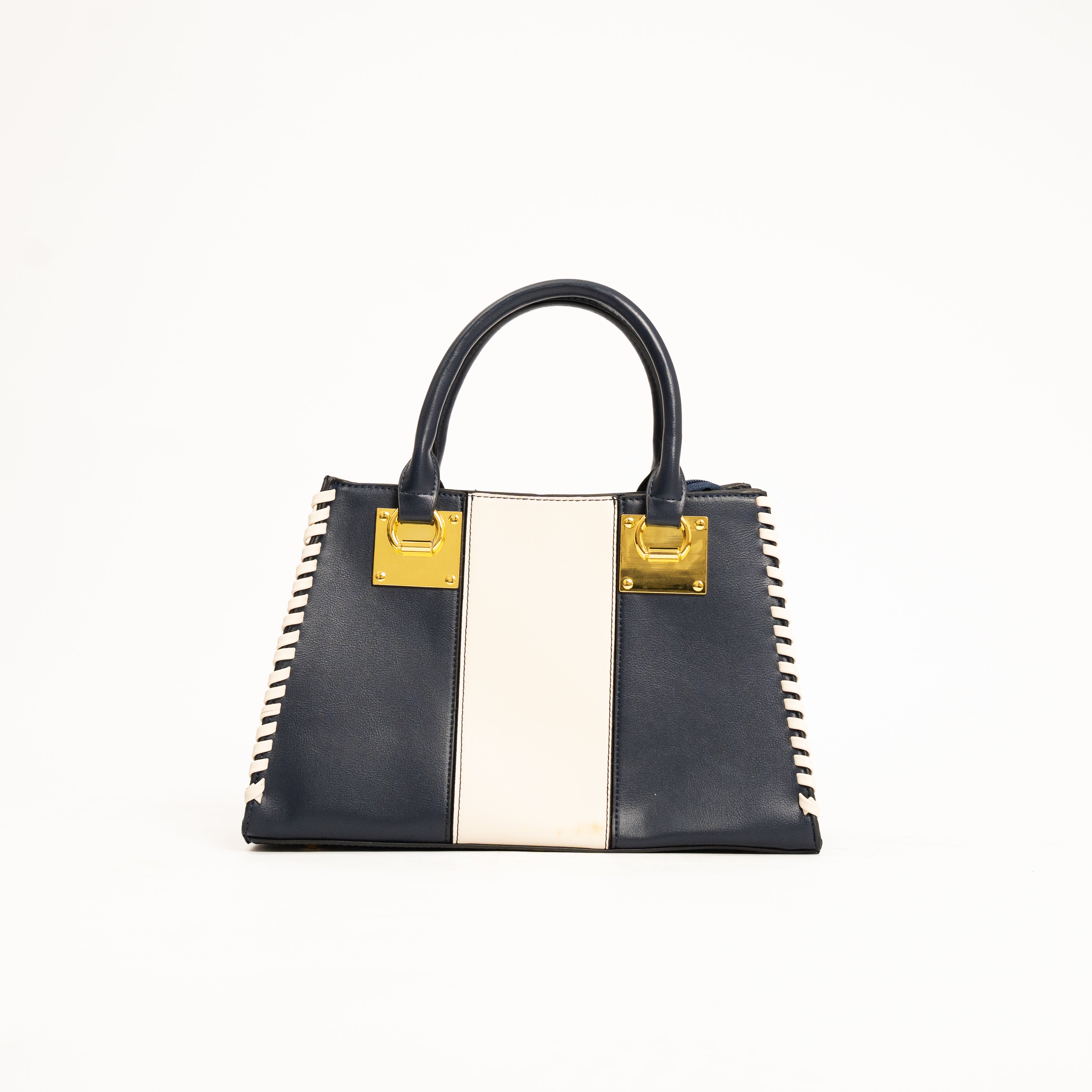 Ravelle classic structured top-handle satchel with crossbody strap