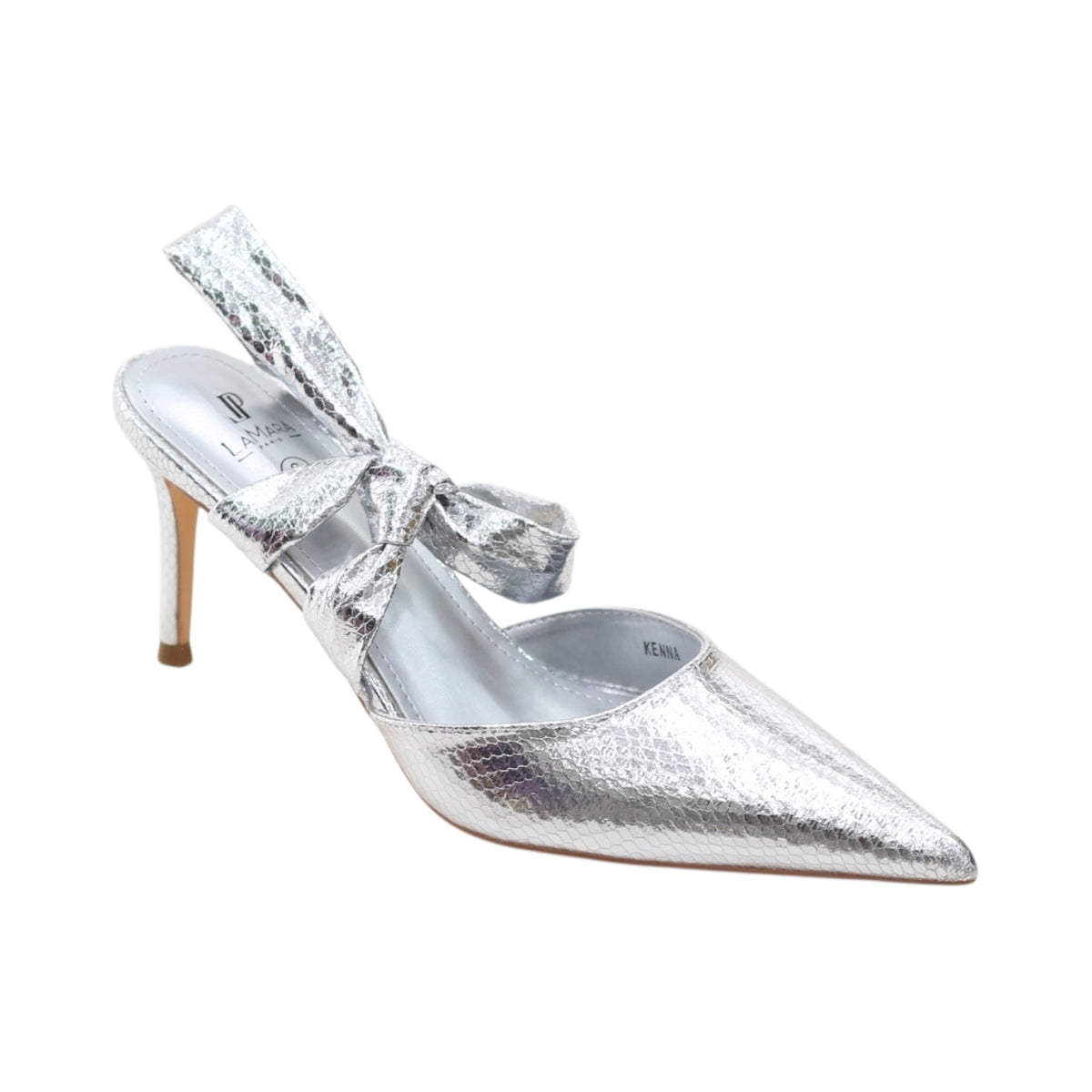 Kenna stiletto 8.2cm heel with metallic finish