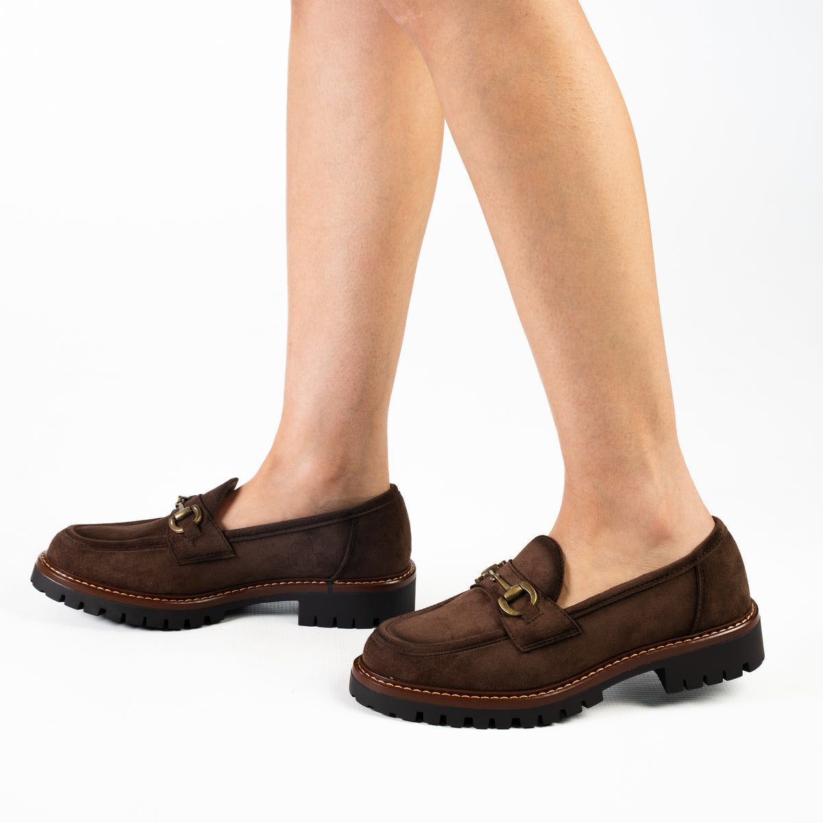 Dolce women’s classic leather loafers with tassels
