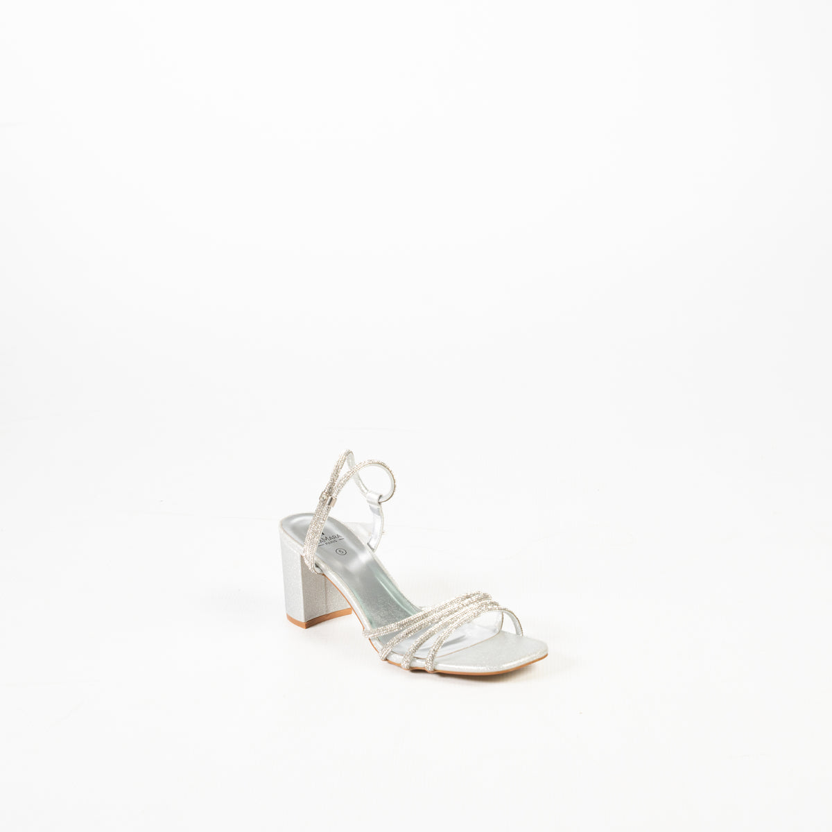 Eka women’s strappy heels feature open-toe styling